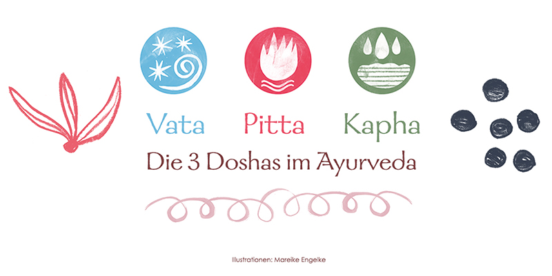 die 3 Doshas Vata Pitta und Kapha